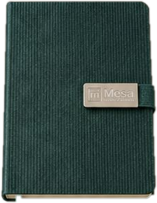 Branded hardbound notebook